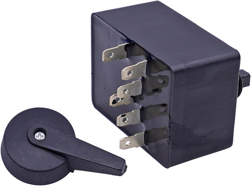 AIPICO AR64422 AR67398 Flasher Control Switch with Knob R56026,Turn Signal Switch Knob Kit Replacement for John Deere 1050 1250 1450 1650 1530 1641 2030 2040 2141 2150 2240 2280 2320 2440 - Image 1